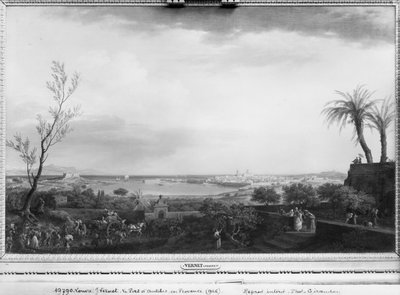 Haven van Antibes in de Provence, 1757 door Claude Joseph Vernet